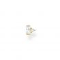 Thomas Sabo Single Earring - White Round and Baguette Stone Stud in Silver H2186-414-14