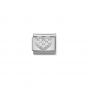 Nomination Silver and Zirconia Classic Heart Charm - 330304/01