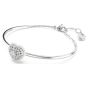 Swarovski Hyperbola Heart Bangle - Rhodium Plated 5684385