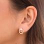 Georgini Oceans Byron Freshwater Pearl Earrings - Gold - IE1113G