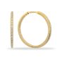 Georgini Elegant Essentials 25mm Gold Hoop Earrings. Item code IE1207G.