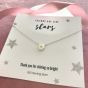 Sterling Silver and Zirconia Star Necklace