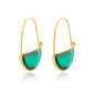 Shyla Imogen Earrings Mini - Emerald Green