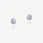 Sarah Alexander Instinct Classic Silver Zirconia Stud Earrings