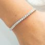 Sarah Alexander Instinct Zirconia Crystal Tennis Toggle Bracelet - sa-instinctb