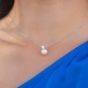 Georgini Oceans Noosa Freshwater Pearl Necklace - Silver