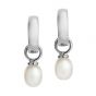 Jersey Pearl VIVA Earrings - Silver VIVAE-RW