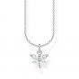 Thomas Sabo Dragonfly Necklace with White Stones in Silver KE2097-051-14-L45V