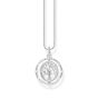 Thomas Sabo Tree of Love Silver and Zirconia Spinner Necklace KE2148-643-14