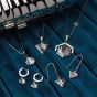 Kit Heath Empire Deco Hexagonal Spinner Necklace 90403RP