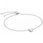 Calvin Klein Silver Tone Side Slider Bracelet KJ5QMB000300