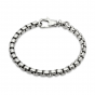 Unique and Co Men's Stainless Steel Bracelet, Chain Linked
