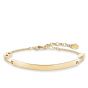 Thomas Sabo Glam Infinity Heart Love Bridge Bracelet - 18k Gold - LBA0100-413-12