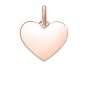 Thomas Sabo Pavé Zirconia Heart Pendant - Rose Gold LBPE0022-416-14