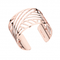 Les Georgettes Ruban 40mm Rose Gold Finish Bangle 