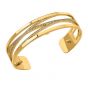 Les Georgettes Liens 14mm Gold and Zirconia Bangle