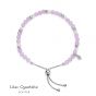 Jersey Pearl Sky Bracelet - Scatter Style in Lilac Quartzite