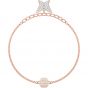Swarovsk Remix Collection Lilia Strand, White, Rose-Gold Tone Plated 5479024