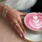Annie Haak Fiore Silver Charm Bracelet - Flower Cup