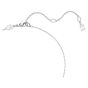 Swarovski Matrix Crystal Pearl Pendant and Earring Set - White with Rhodium Plating 5689624