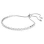Swarovski Matrix Tennis Slider Bracelet - White with Rhodium Plating 5677813