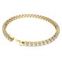 Swarovski Matrix Tennis Bracelet - White with Gold Tone Plating 5657664