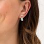 Jersey Pearl Sorel Aquamarine Silver Drop Earrings