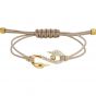 Swarovski Power Collection Bracelet, Brown, Gold Plated 5508527