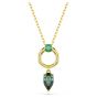 Swarovski Mesmera Pendant Pear Cut - Green with Gold Tone Plating - 5732484
