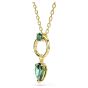 Swarovski Mesmera Pendant Pear Cut - Green with Gold Tone Plating - 5732484