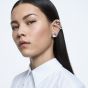 Swarovski Millenia Single Clip Earring Set - White with Rhodium Plating-5602413