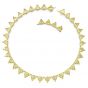 Swarovski Millenia Necklace Triangle - Yellow with Gold Tone Plating 5599487