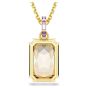 Swarovski Millenia Pendant Octagon Cut - Caramel with Gold Tone Plating - 5725752