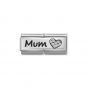 Nomination Classic Double Link Mum Charm - Silver - 330731/07