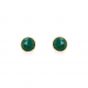 Sarah Alexander Muse Cloudy Green Kyanite Stud Earrings
