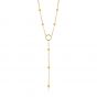 Ania Haie Modern Circle Y Necklace - Gold N002-05G