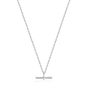 Ania Haie Rope T-Bar Necklace - Silver - N036-01H