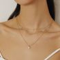 Ania Haie Mini Disc Drop Stacking Gold Necklace - N063-02G