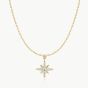 Ania Haie Sparkling Nova Star Gold Necklace. Item code N071-05G.