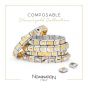 Nomination Classic Nana Charm - 18k Gold - 030107/09