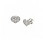 Nomination Angel silver heart studs  - 145384_010