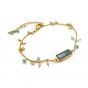 Sarah Alexander Nordic Nights Labradorite and Gem Gold Bracelet