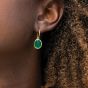 Sarah Alexander Nubia Green Onyx Earrings