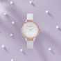 Olivia Burton Classic Sparkle Bezel Demi Dial Blush Rose Gold Watch OB16DE13