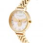 Olivia Burton Lucky Bee Mother of Pearl Dial and Gold Bracelet OB16FB18