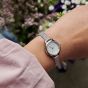 Olivia Burton Mini White Mother of Pearl and Silver Mesh Watch OB16MN04