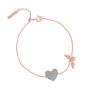 Olivia Burton You Have My Heart Rose Gold Watch and Bracelet Giftset OBGSET148