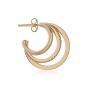 Olivia Burton Classic Multi Loop Hoop Earrings Gold OBJCOE247