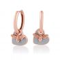 Olivia Burton You Have My Heart Necklace Grey and Rose Gold OBJLHE43