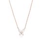Olivia Burton Sparkle Butterfly Marquise Necklace Rose Gold
